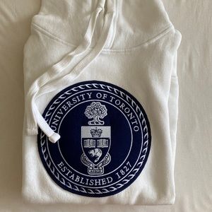 University of Toronto white men’s hoodie